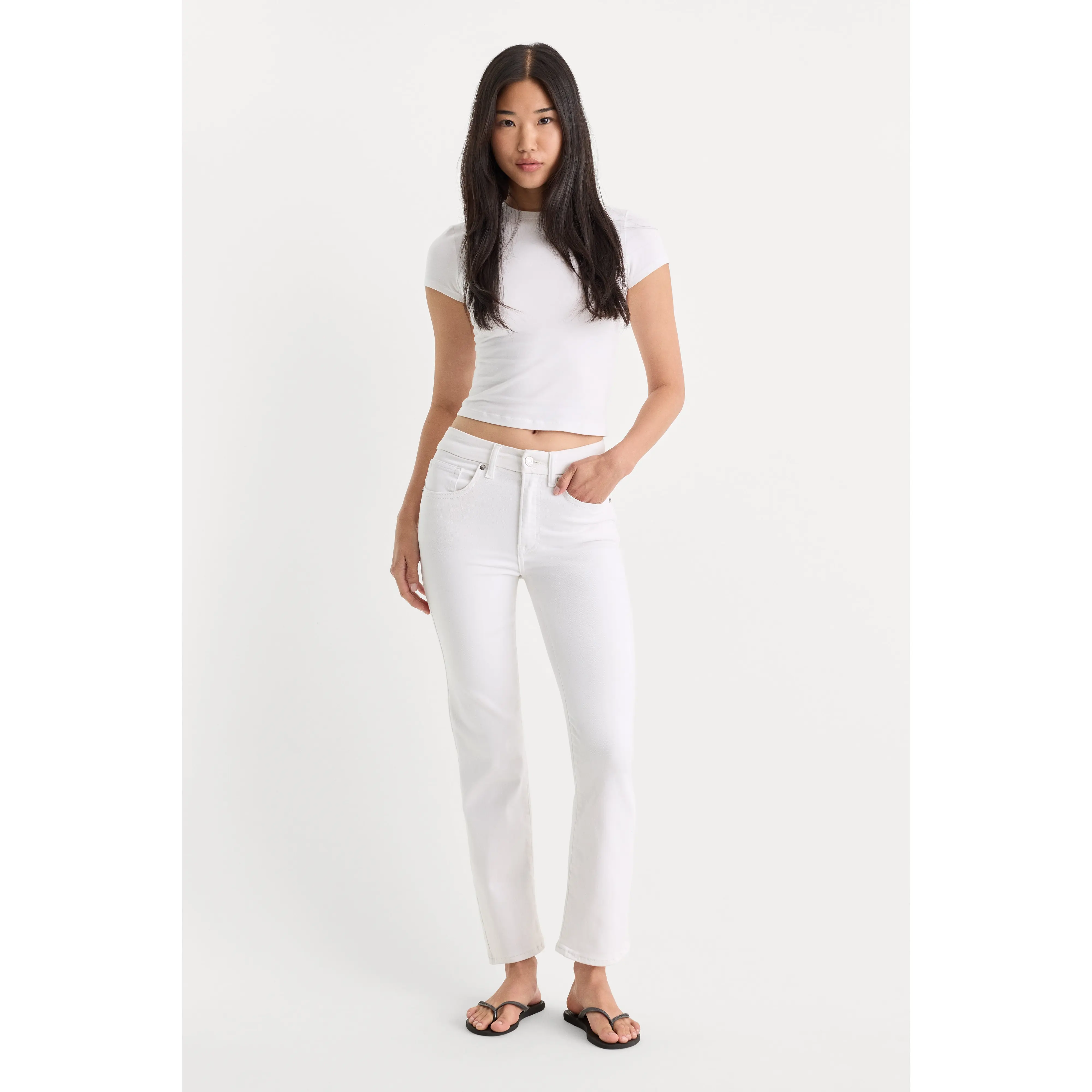 ALWAYS FITS GOOD LEGS STRAIGHT JEANS | WHITE001