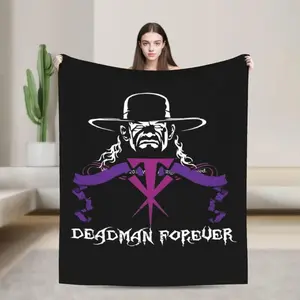 The Wrestler'S Legendary Profession Flannel Blanket Is Perfect for Napping, Decorating Living Rooms, Bedrooms, And Offices, As Well As for Travel Additions. It'S a Cozy, Cute---Warm Haven Textiles