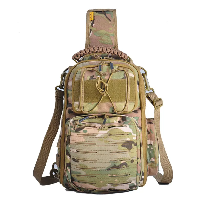 All-Terrain Tactical Pack - Convertible Chest/Waist/Backpack for Fishing, Cycling & Climbing