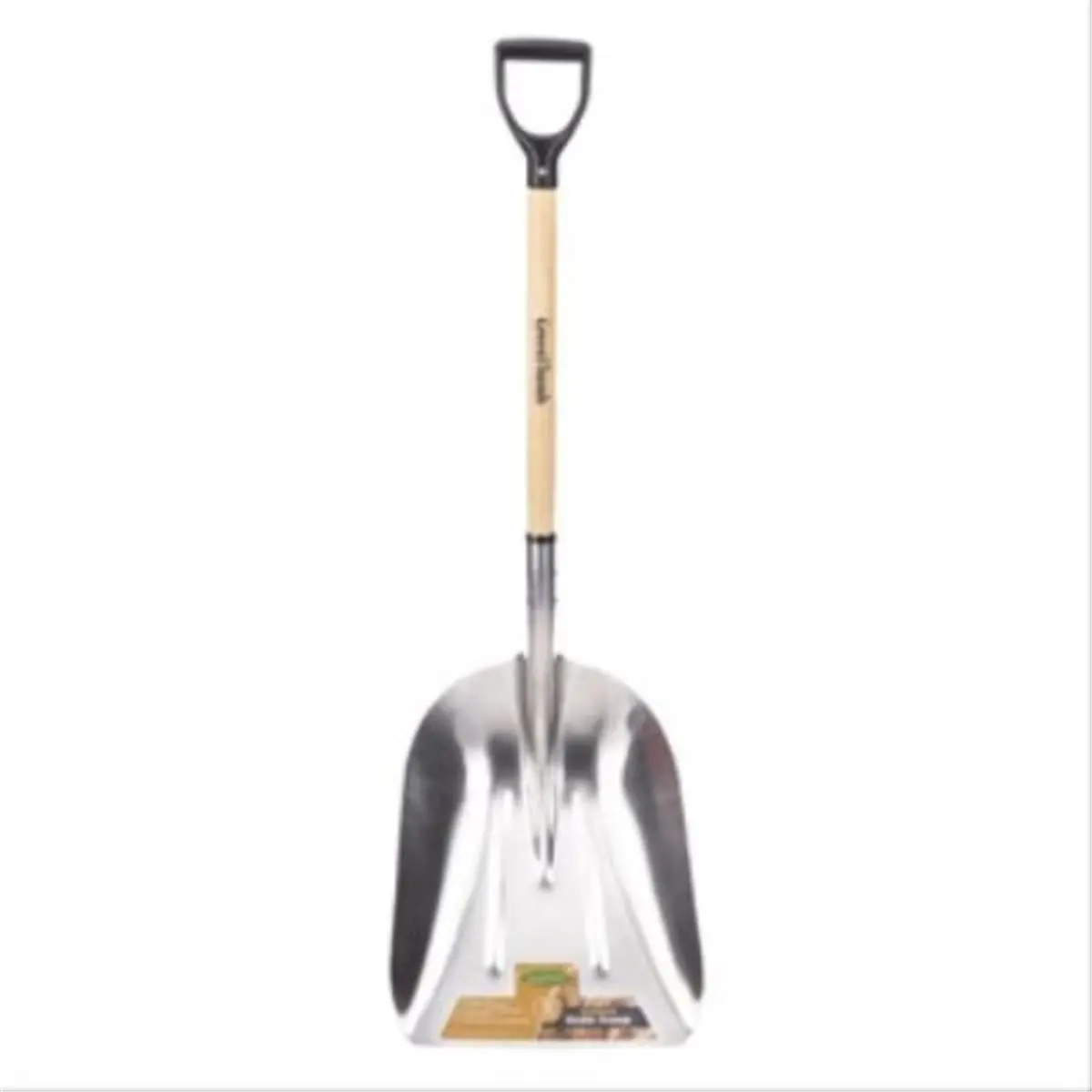 Aluminum Grain Scoop with Wood D-Handle