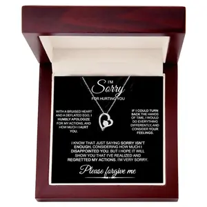 I'm Sorry For Hurting You Necklace, I'm Sorry Gift, Apology Gift For Her, Forgiveness Gift, Sorry Gift For Wife, Gift To Say You Are Sorry