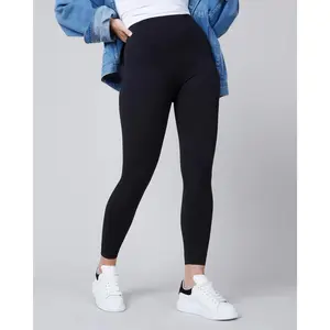 MUEE Women's Solid Colour Stretch Slimming Bottom Pants High Waist Tummy Control Butt Lifting Thigh Slimmer Shapewear Leggings