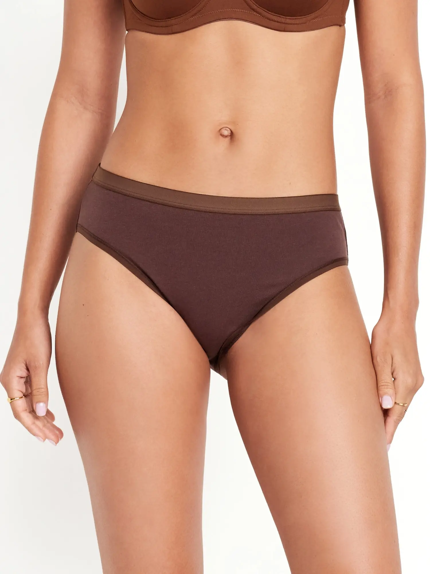 Old Navy Women's High-Waisted Everyday Cotton Underwear