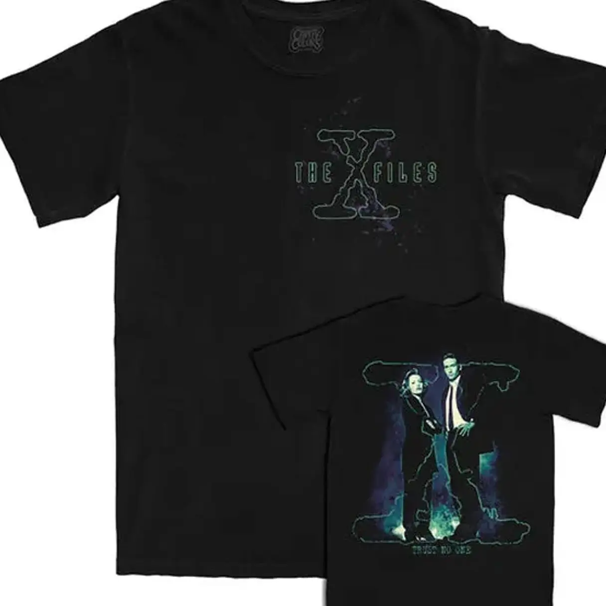 MULDER & SCULLY - TV PROMO - T-SHIRT, Movie Shirt, Fashion Cotton, Full Colors, Full Sizes, For Men, For Women