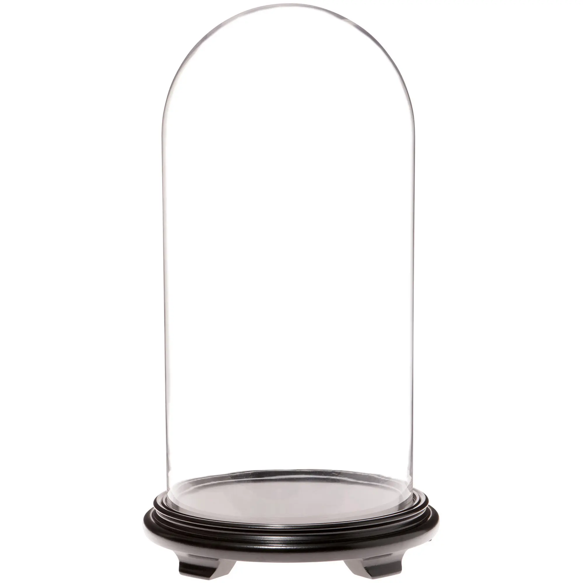 Plymor 11.75" x 23" Glass Display Dome Cloche