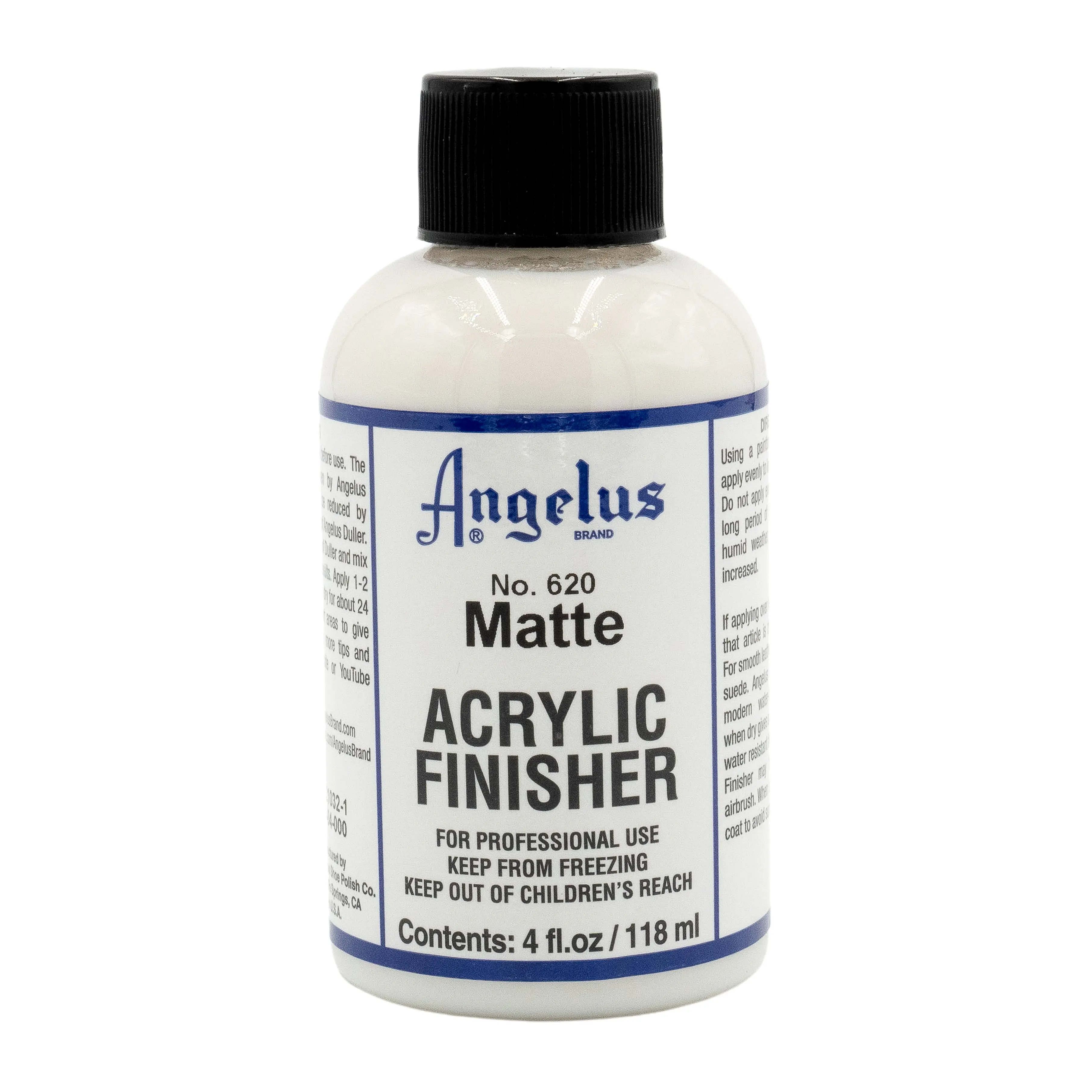 Angelus Matte Acrylic Finisher No 620 - Lowest Shine Finish for Leather Acrylic Paint Projects Angelus Matte Acrylic Finisher No 620 - Lowest Shine Finish for Leather Acrylic Paint Projects