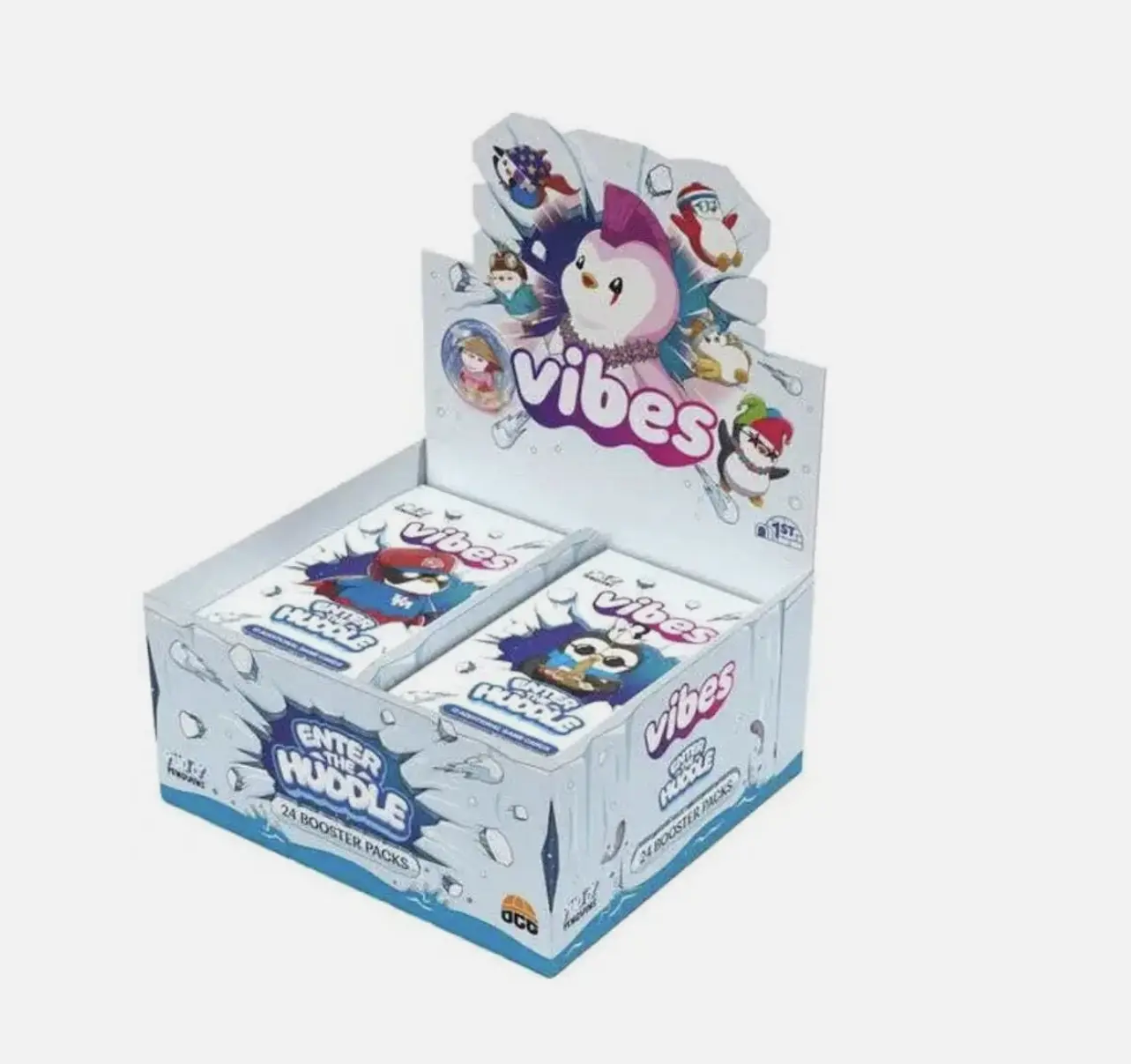 Vibes Pudgy Penguins: Enter the Huddle 1st Edition Booster Box