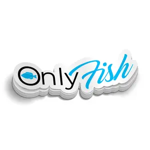 Only Fish - Funny Fishing Sticker