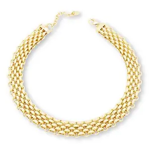 Bellezza 17" Bronze Chainmail Necklace
