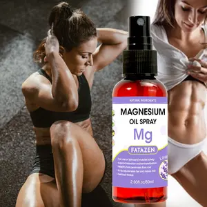 Lavender Magnesium Body Spray - Soothes Joints & Muscles Post-Workout, Fast-Absorbing Oil Mist. Cooling Relief for Sports/Yoga, Non-Greasy magnesium spray post workout recovery Essential Oil Blend . 60ml/2oz Portable Bottle