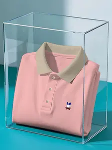 Men's Regular Fit Skull & Rabbit Print Polo Shirt, Casual Short Sleeve Collared Top for Summer, Fashion Men's Clothes for Daily Wear, Tropical, Menswear