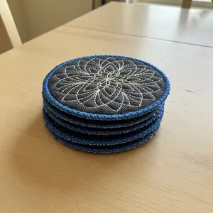 Reversible Fabric Coasters