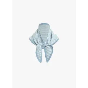 THE STRIPED TRIANGLE SCARF