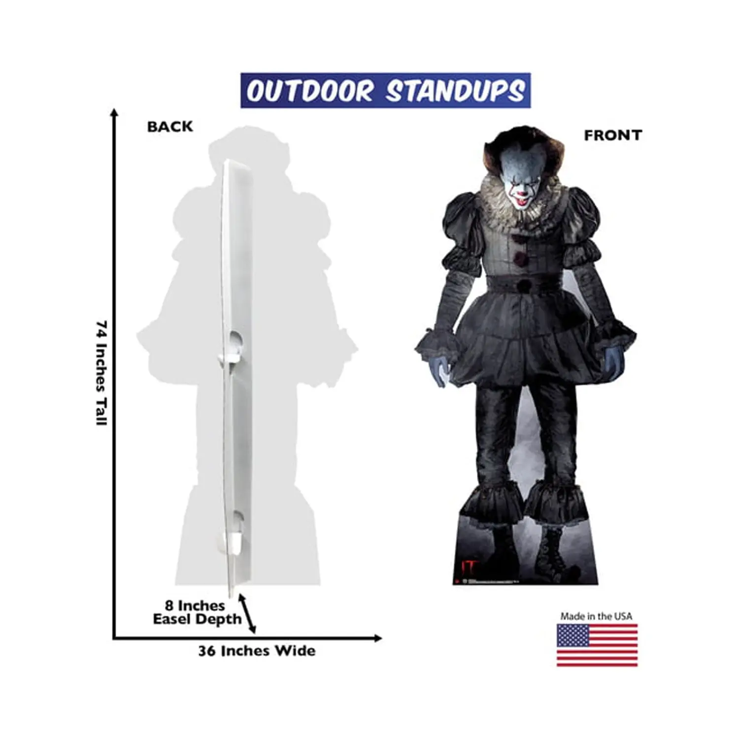 Advanced Graphics 74 x 36 in. Pennywise It Outdoor Decor