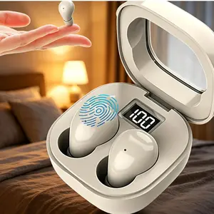 Smallest Invisible Mini Earbuds Wireless Bluetooth, Low Profile Micro Tiny Discreet Hidden Earbuds for Work, Small Headphones, Invisible Sleep Wireless Earphone for Small Ear Canalsl