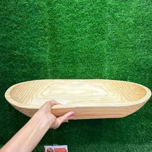 Batea Pine-Based Oval  23In (Set 1 Piece).