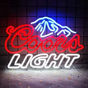 Neon Sign for Wall Décor Crs Light Neon Signs Beer Bar Home Bedroom Man Cave Office Hotel Pub Cafe Neon Light Signs with Dimmable Switch LED for Wall Decor xmas gift wall art