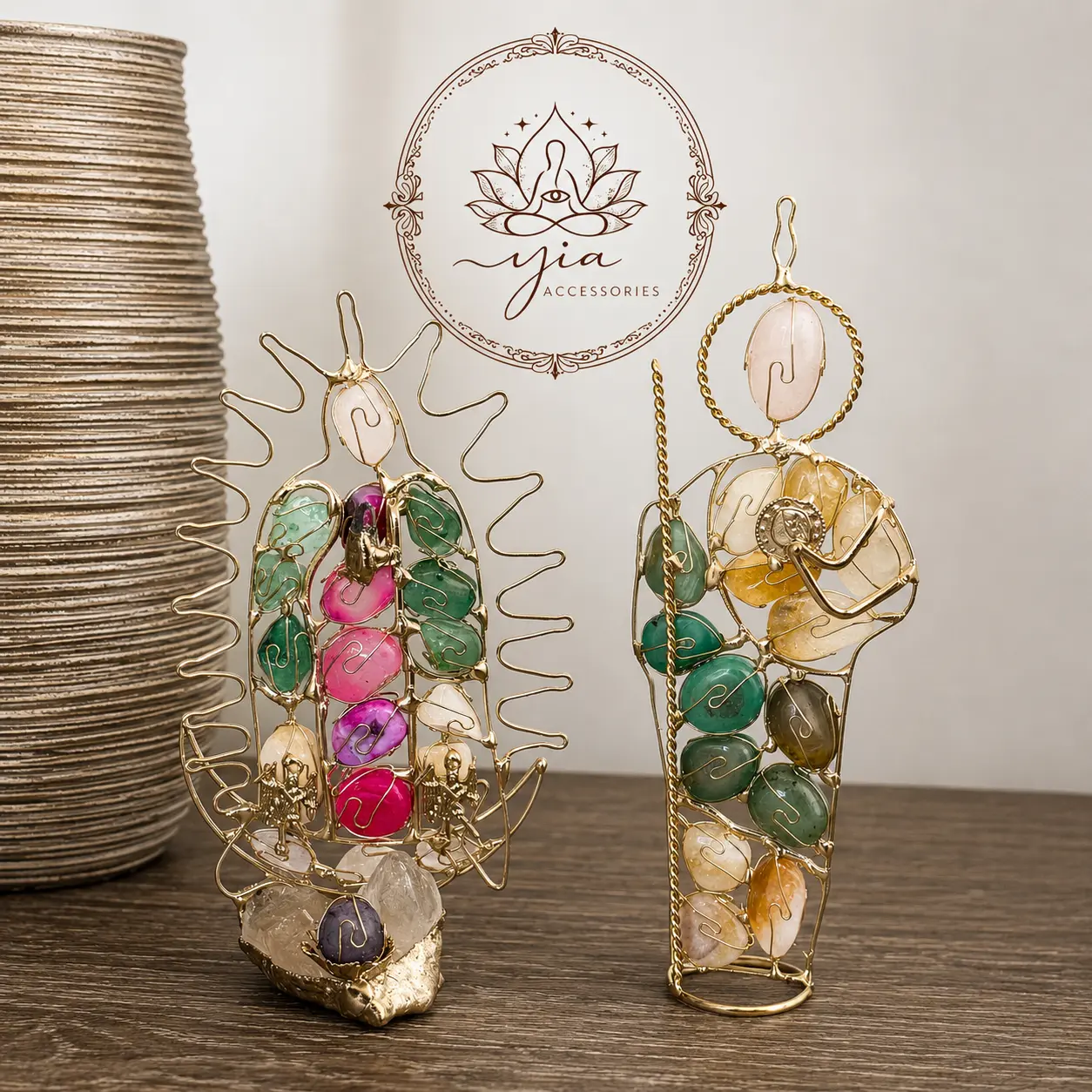 Saints Crystal Statues