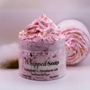 Whipped Soap Body Wash | Grapefruit & Himalaya Salt scent