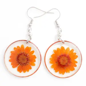 ORB FUNKY EARRINGS ORANGE