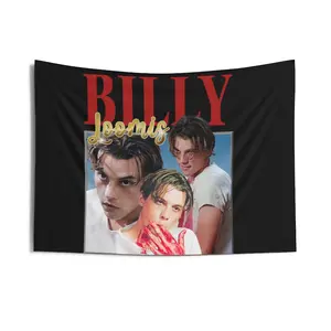 Billy Loomis Indoor Wall Tapestry, Horror Fans, Halloween Fans: Black