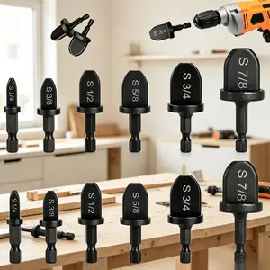 12Pcs HVAC Repair Kit – Copper Tube Expander & Swaging Tool Set, Manual Pipe Swage Tool with Boring Drill Bits for Soft Copper Tubing, AC Refrigerator Air Conditioner Swaging Tool 1/4" to 7/8"