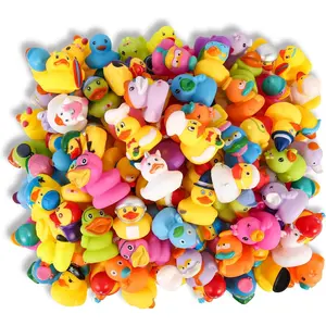 Rubber Ducks Bath Toy for Kids, Assortment Duckies for Jeep Ducking Pool Floater Ducky Bathtub Beach Toys, Party Favors Birthday