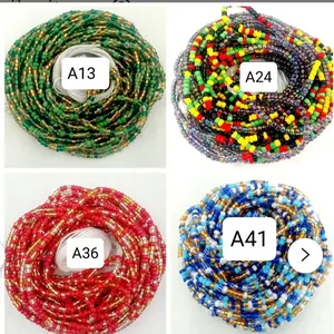 Waist Beads 3 Count Set - Colorful Summer Bikini Beads for Body Chains Jewelry - Versatile Design for Women