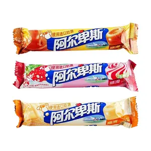 Alpenliebe Hard Candy Assortment - 3 Flavors: Strawberry, Creamy Milk, Caramel Original (31g x 3 Packs) - Nostalgic Childhood Candy, Bulk Pack for Sharing