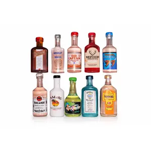 Charms for nails - Happy Hour Mini Liquor Bottles Charms