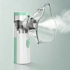 Portable Handheld Nano Facial Mister & Mini Humidifier, Ultra-Fine Micron Cool Mist Sprayer, Makeup-Safe Instant Facial Hydration Device, Dual Power Supply (AA Battery (not included ), Pocket Personal Humidifier & Skincare Tool for Home, Office, Travel