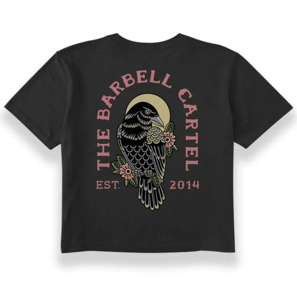 Raven Heavyweight Boxy Tee - Black
