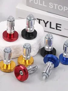 For Universal Aluminum Alloy Anti-Slip Motorcycle Handlebar End Plugs Fit Honda PCX/Yamaha NMAX/Kawasaki Ninja/Suzuki GSX/Honda CB/Yamaha R3 2PCS Motorcycle Parts