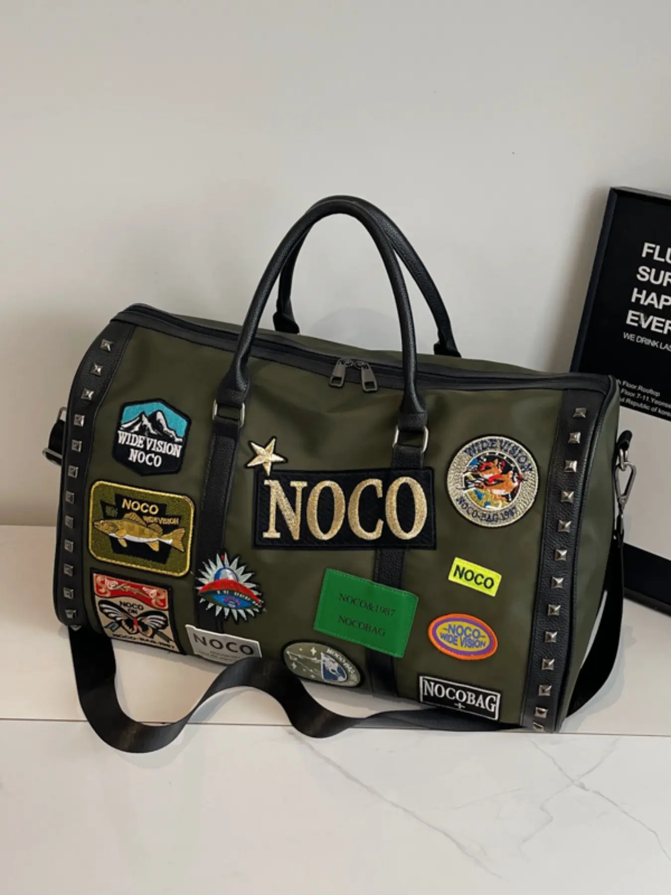 Y2K Retro Unisex Massive Duffle Bag - Oversized Airport Luggage