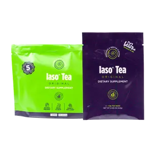Iaso Original Brew Tea - 9-Herb Blend with Senna, Chamomile, and Ginger, 5 Pack