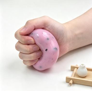Mochi Style Bubble Tea Soft Squeeze Ball – Boba Milk Tea Fidget Toy, Ultra Soft Slow Rising Sensory Stress Relief Toy, Brown Sugar/Strawberry/Taro Theme, Gift for Kids & Adults