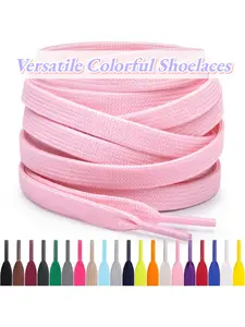 1 pair of shoelaces, sports shoes laces, shoe accessories, unisex laces, flat shoes laces, classic laces, solid color laces