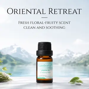 Landroma Oriental Retreat Fragrance Oil, 10 mL for Nebula Diffuser | Soft, subtle home fragrance, FO1, 10 mL Oriental Retreat