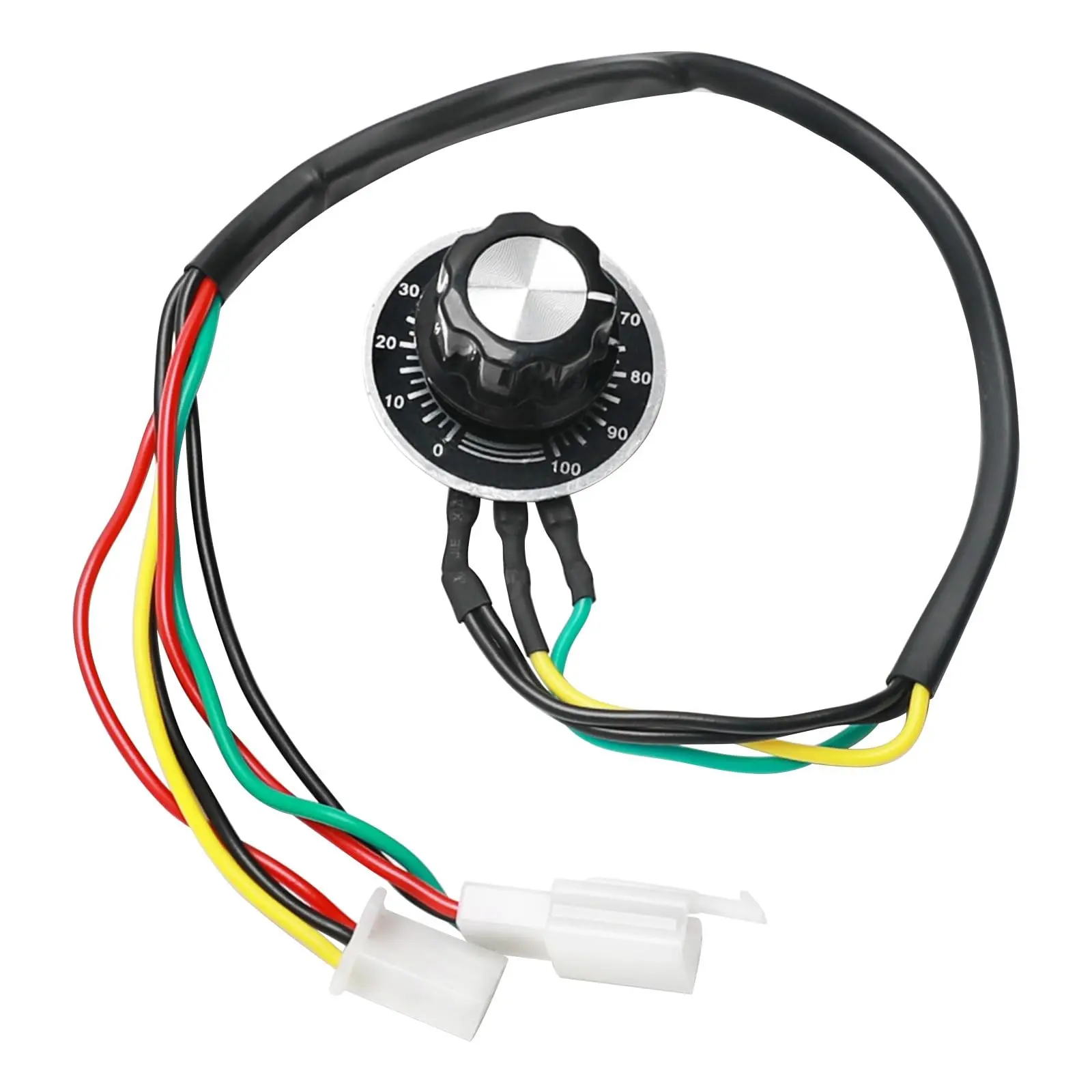 3 Gears Speed Control Speed Limit Knob Speed Limiter Speed Reduction Modification Adjust Knob Regulator 12-72v for Ebike Scooter Go Kart Fun Cart Tricycle Elderly Electric Vehicles