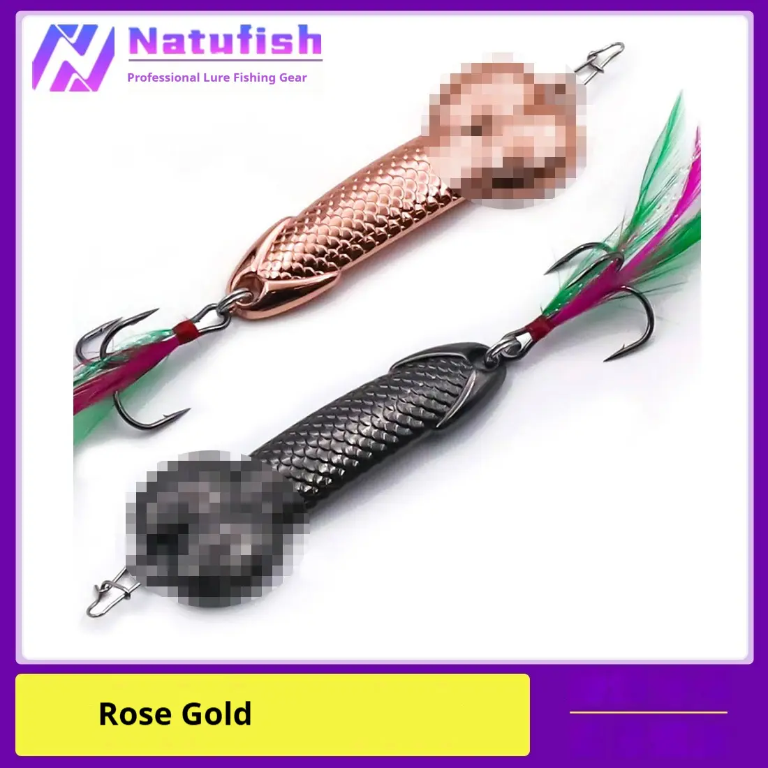Glitter Lure 3g-36g rose gold gun black scale fishing gear bait, lure lure glitter wholesale