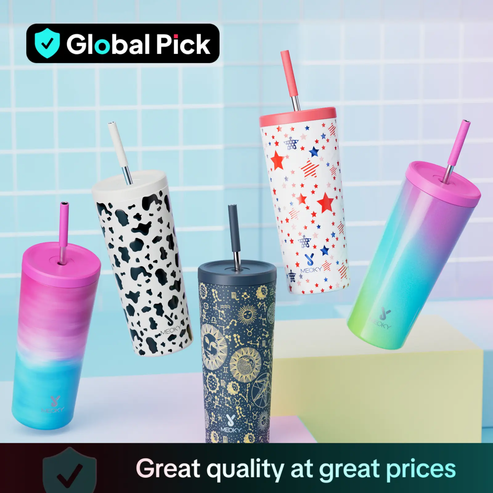 24oz Insulated Tumbler with Lid & Straw, 1 Count Modern Portable Halloween Vacuum Insulated Water Bottle, Coffee Containers Suitable for Car Cup Holde