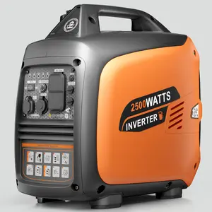 Efurden 2500-Watt Inverter Generator Gas Powered, Portable Generator for Camping, Emergency Home Backup, Super Quiet, with CO Sensor