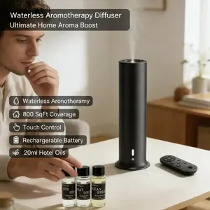 Hotel Collectent | Scent Diffuser Discovery Kit Covers up to 600 sq/ft with One Fragrance Oil 60mL (3 Hotel Oils)