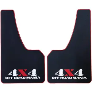 LLJSTAT Mania Car Mud Flaps Universal Fit Black Splash Guards Rubber mud Guard Universal Pickup SUV Mudguard Mud Flaps Rubber No Collision Universal Pickup SUV 2pcs/Set - (44)