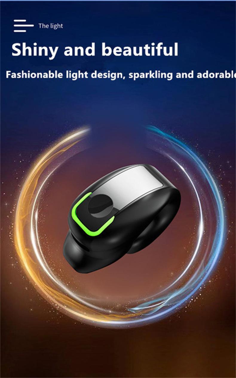 Earphone Clip Wireless Bluetooth Headphone Bone Conduction Headset High Quality TWS Auriculares Sport Noise Canceling With Mic