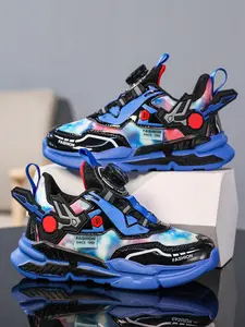 Fashion Casual Sports Shoes, Comfortable Daily Wear, Lightweight Cartoon Mecha Design, Best Gift for Kids, Sneakers Trainer Shoes