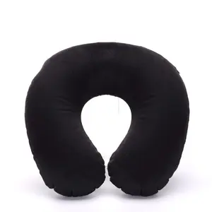 Pure Color U-Shaped Pillow, Travel Neck Pillow, Comfortable Soft Cover, Portable Size, Portable for Home Office Train Car Camping Plane RV