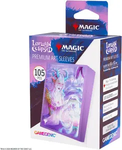 Gamegenic Magic: The Gathering Lorwyn Eclipsed Premium Art Sleeves - Twilight Diviner Design, 105 Textured Matte Sleeves, Smooth Shuffle & Card Protection, Full-Color, Acid-Free, PVC-Free