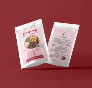 Grit Herbal Botanical Blend | 100% Natural Infusion with Hibiscus, Nettle, and Moringa | Delicious Berry Flavor