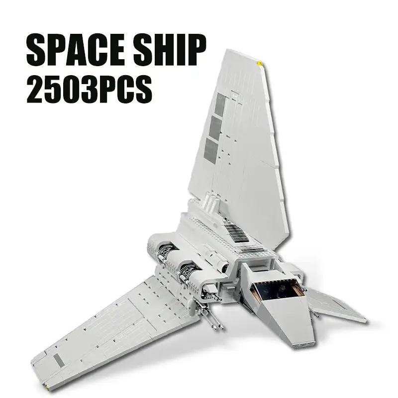 The Spaceship Building Blocks Model ,2503pcs MOC Assembly Building Blocks Set Spaceship Model Creative Ornament Collection, Spaceship Lovers Collection For Gift homedecor